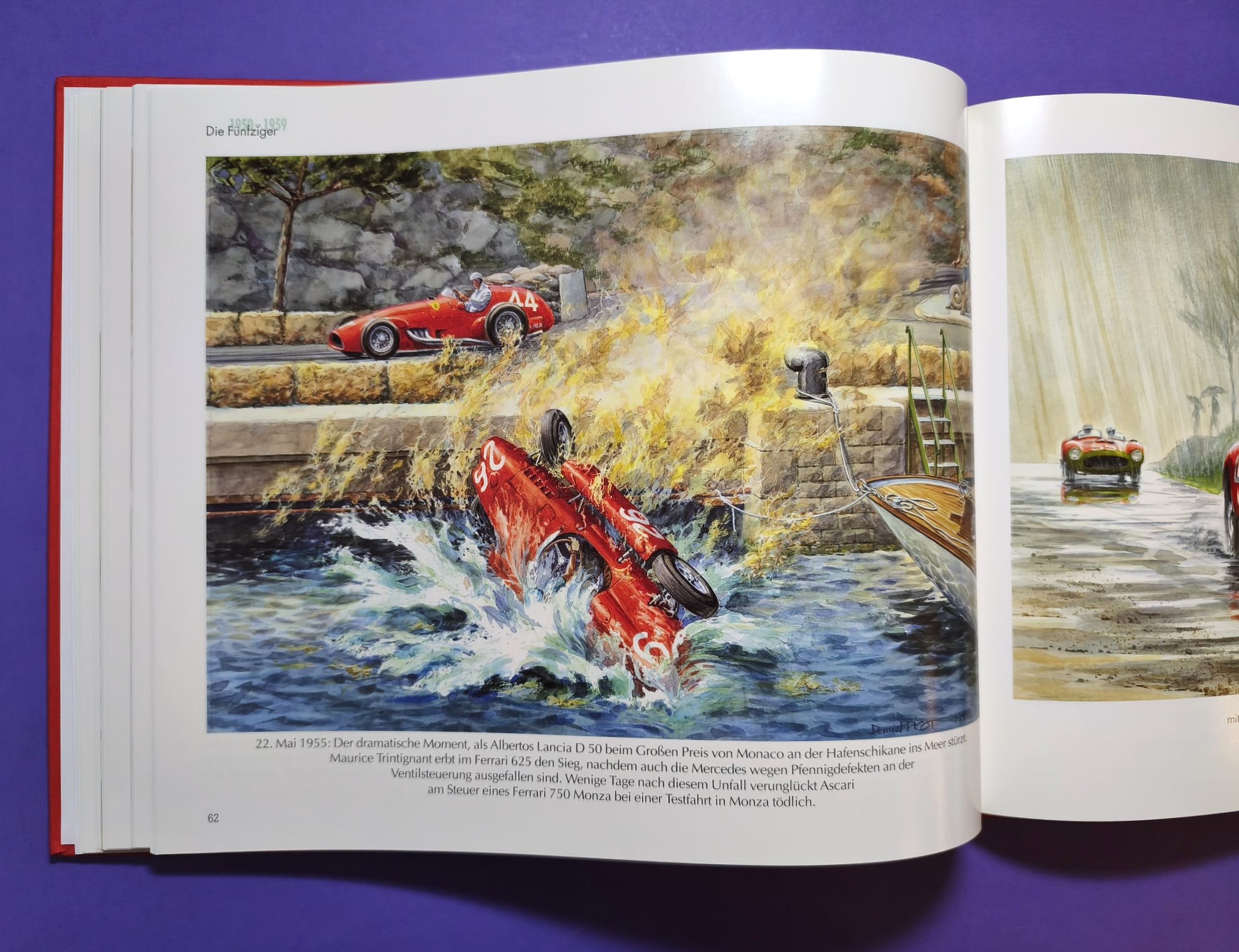 altes Buch, Ferrari Renngeschichte, 1930-1997, Formel 1 Grand Prix, 24h LeMans,.. Trips, Lauda, Schumacher,... 
