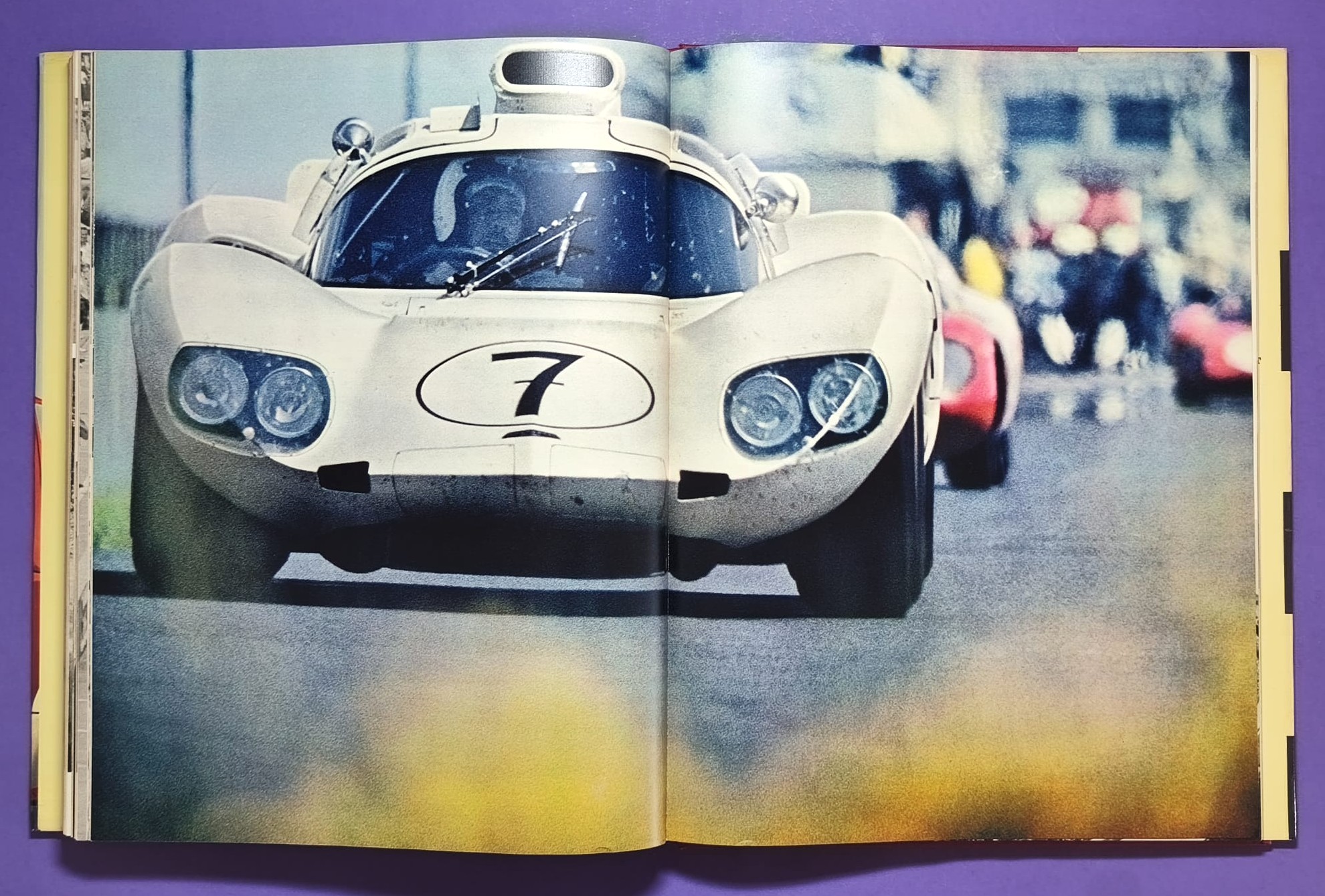 altes Buch, Auto Jahr 1966-1967, Nr. 14, Ferrari, Ford GT40, Porsche, Lamborghini Miura,.. Formel 1, LeMans, Rallye, Mille Miglia,.. Jochen Rindt, Brabham, Clark, Hill,.. 