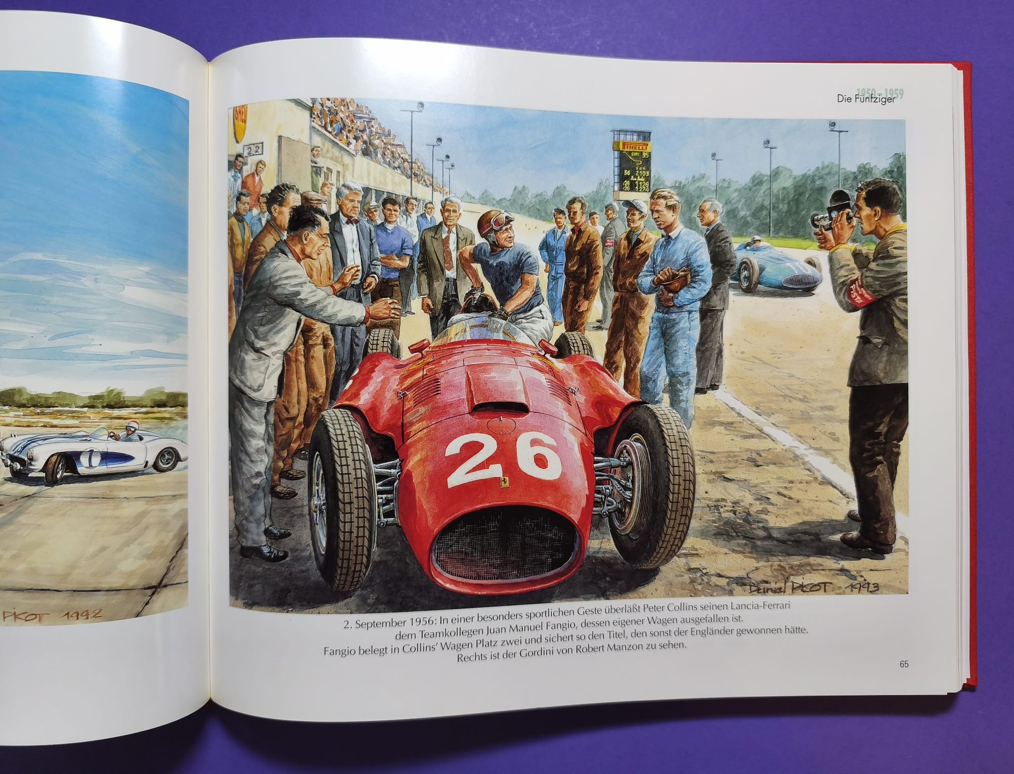 altes Buch, Ferrari Renngeschichte, 1930-1997, Formel 1 Grand Prix, 24h LeMans,.. Trips, Lauda, Schumacher,... 