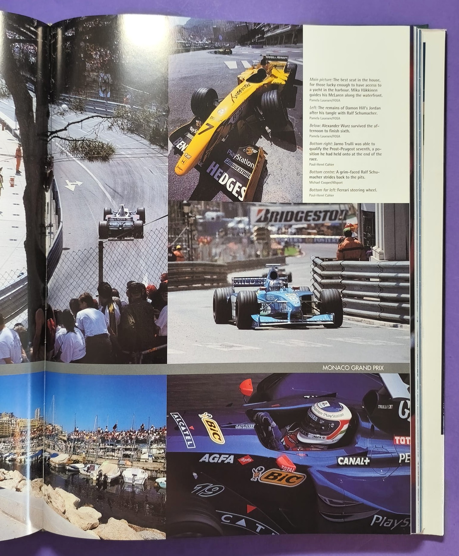 altes Motorsport Jahrbuch Autocourse 1999-2000, Formel 1, 3000, 3, Alex Zanardi, Schumacher, Häkkinen, Hill, Button,.. Ferrari, ProstGP,.. A1-Ring Spielberg, US, LeMans, Tourenwagen Nissan Primera, Volvo,.. MGF Cup, ENGLISCH!