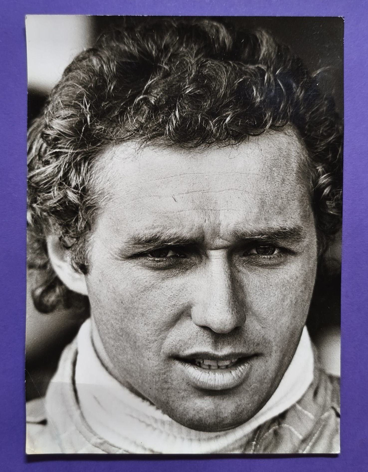 altes Pressefoto, Jochen Mass, McLaren, Formel 1 Grand Prix 1975, 13x18cm