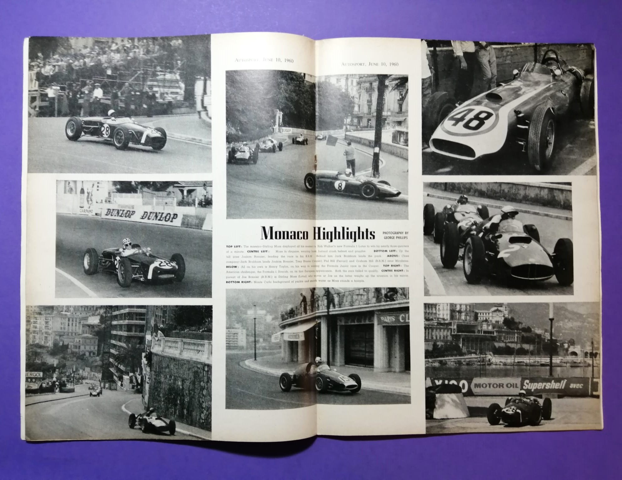 alte Zeitschrift Magazin Heft Autosport, 10. Juni 1960, Formel 1 Grand Prix Monaco, Niederlande Zandvoort,.. Englisch!