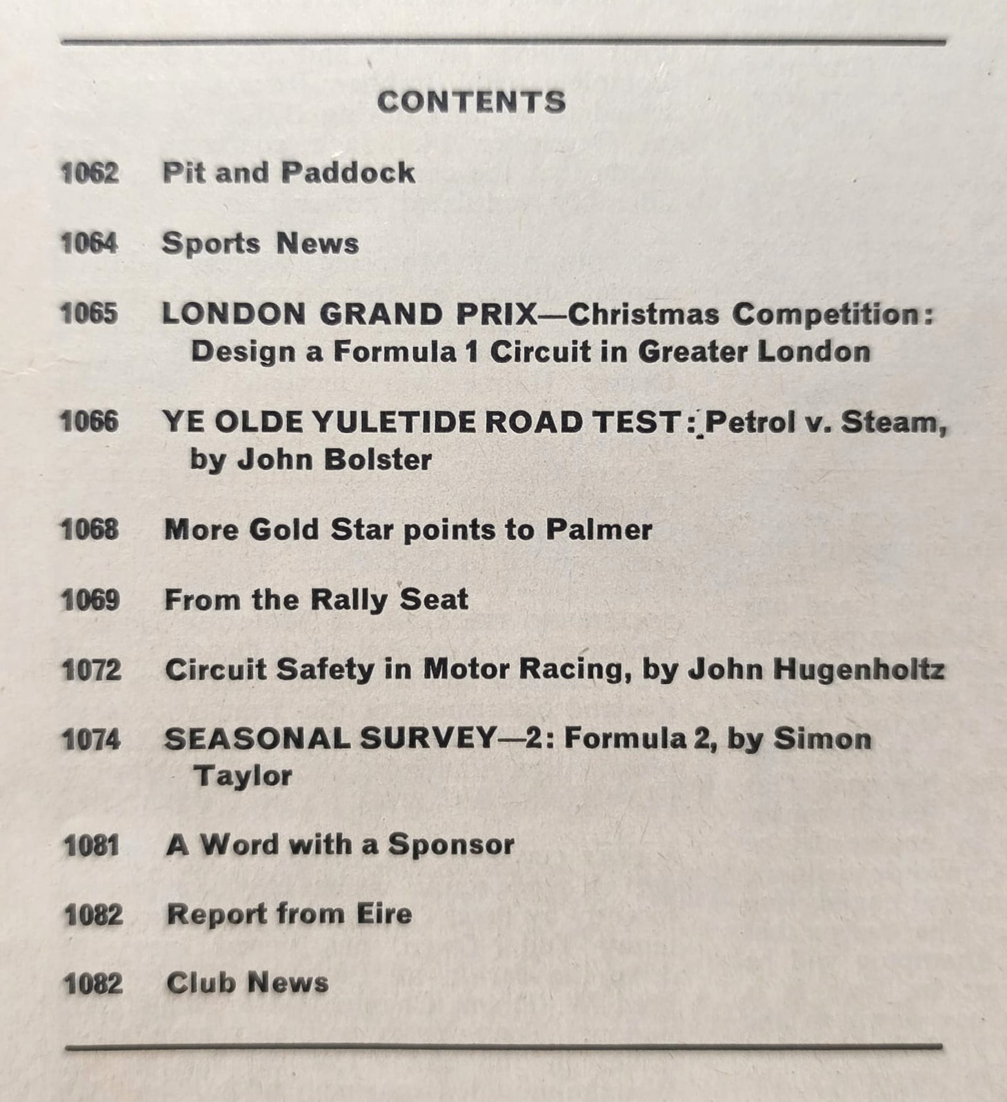 alte Zeitschrift Magazin Heft Autosport, 22. Dezember 1967, Jochen Rindt, Formel 2 Winkelmann Brabham, Porsche 908,.. Englisch!
