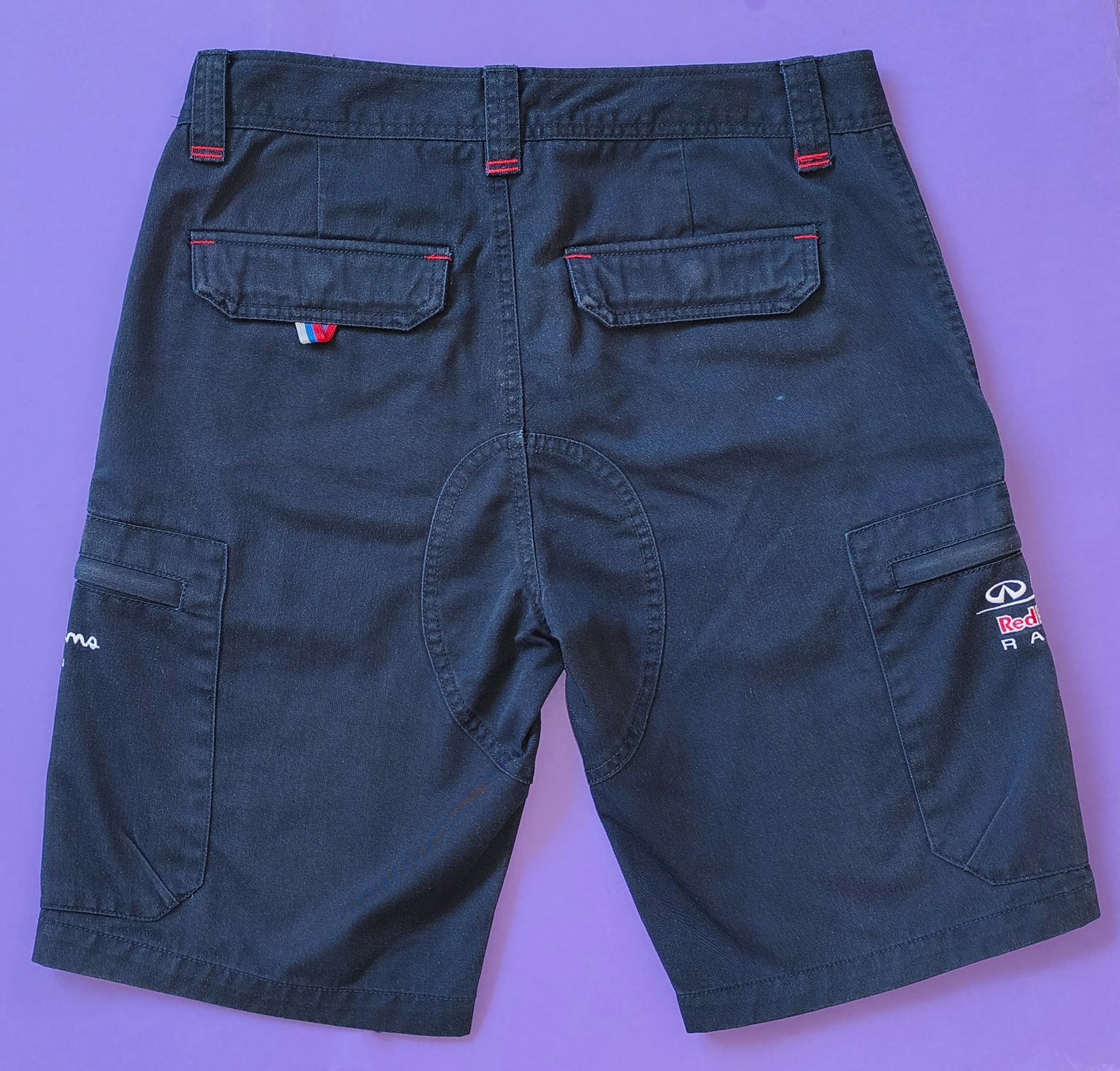 alte Original Red Bull Racing - Pepe Jeans Sommerhose, kurze Hose, aus der Zeit von Sebastian Vettel, Formel 1 Grand Prix Weltmeister