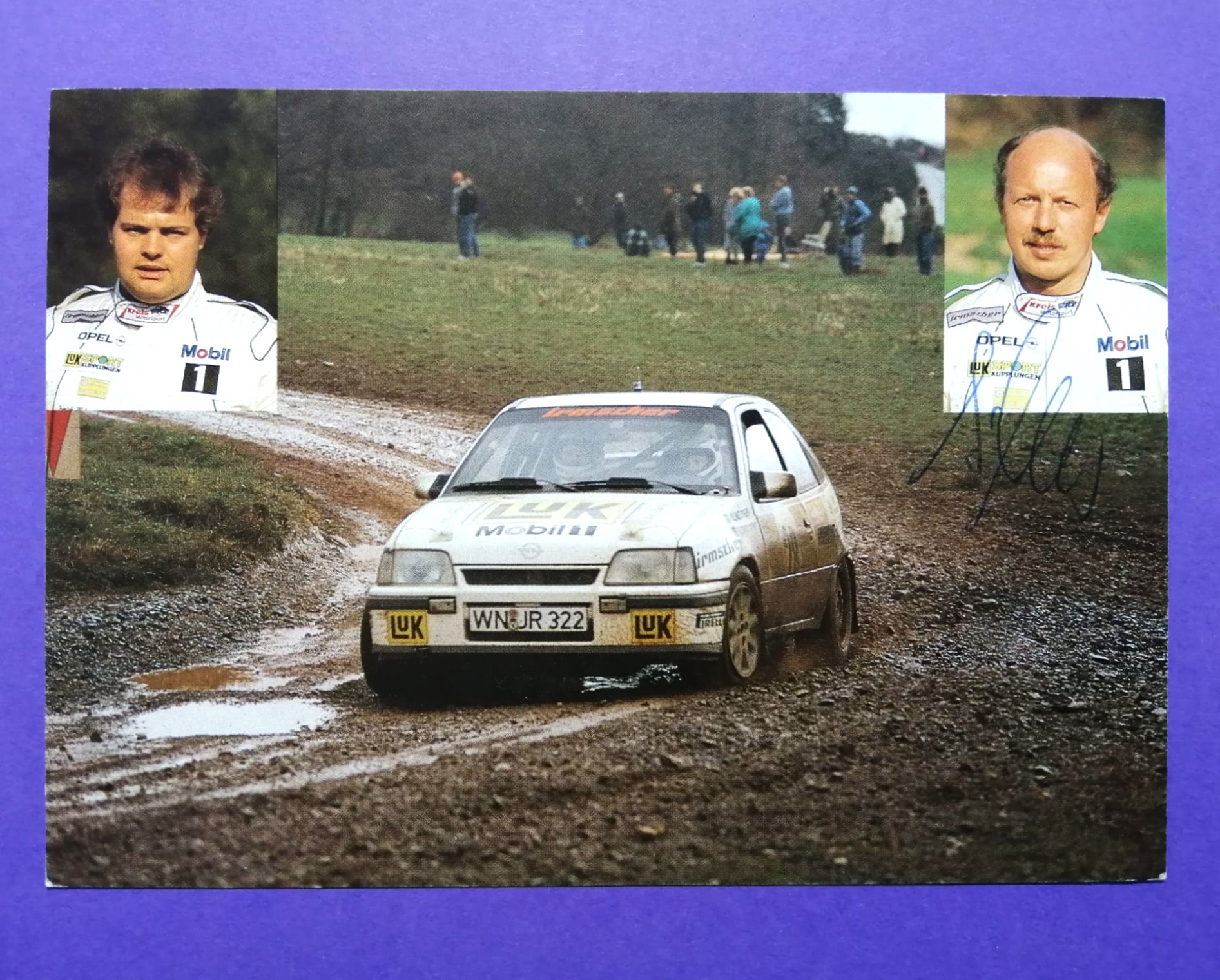 Original Autogramm, Helmut Kreis, Irmscher Opel Kadett E GSi 2.0, Rallye Deutschland 80er Jahre, Karte 11x15cm