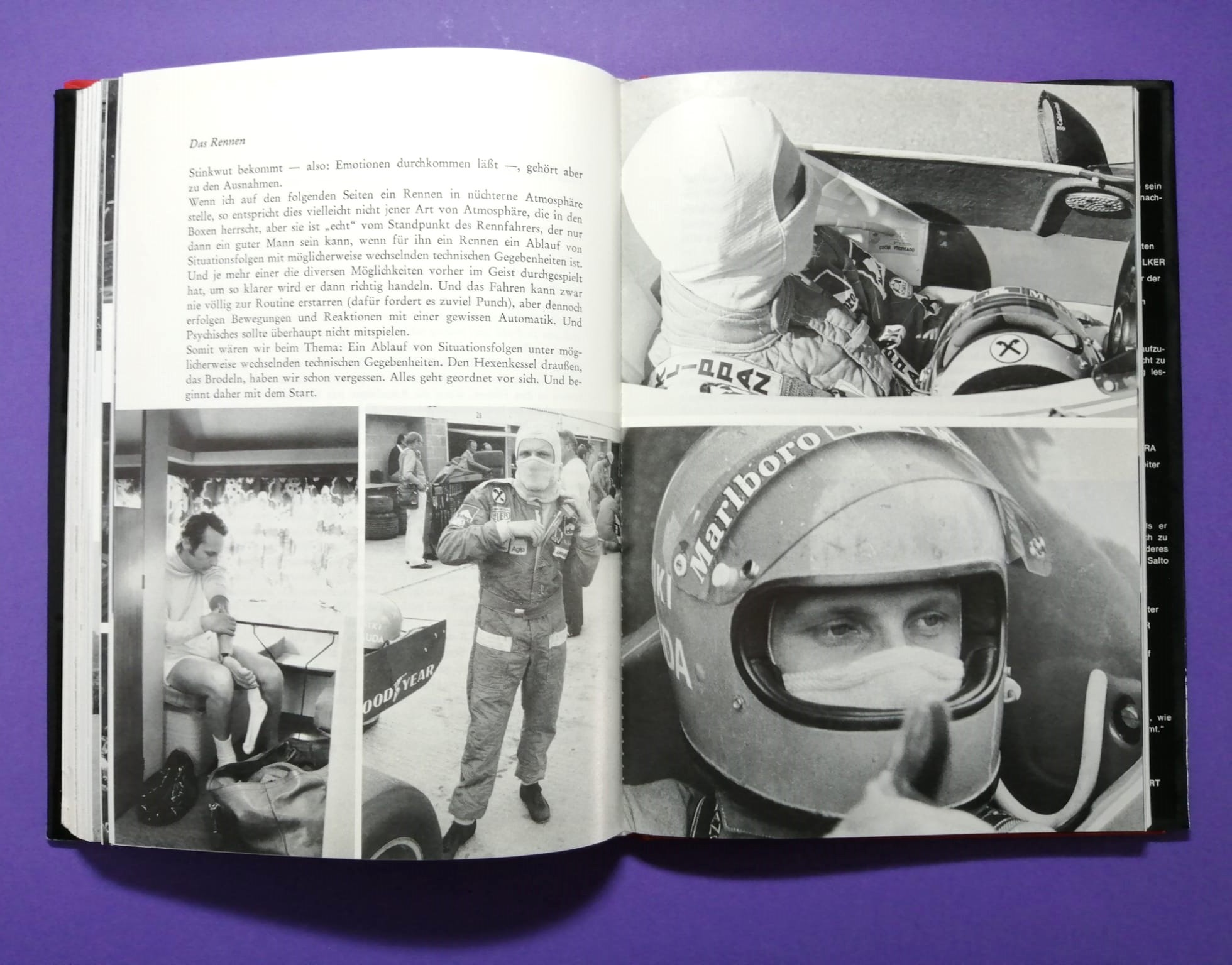 altes Buch Niki Lauda Formel 1, Technik und Praxis des Grand Prix Sports, Ferrari, Mariella Reininghaus, James Hunt, Österreichring,..