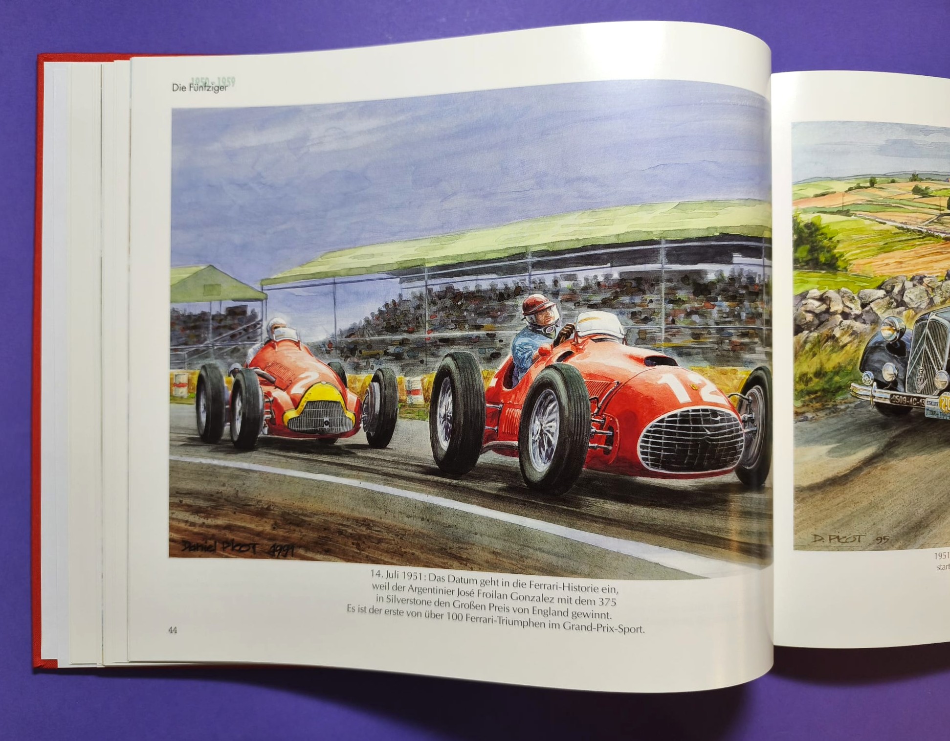 altes Buch, Ferrari Renngeschichte, 1930-1997, Formel 1 Grand Prix, 24h LeMans,.. Trips, Lauda, Schumacher,... 