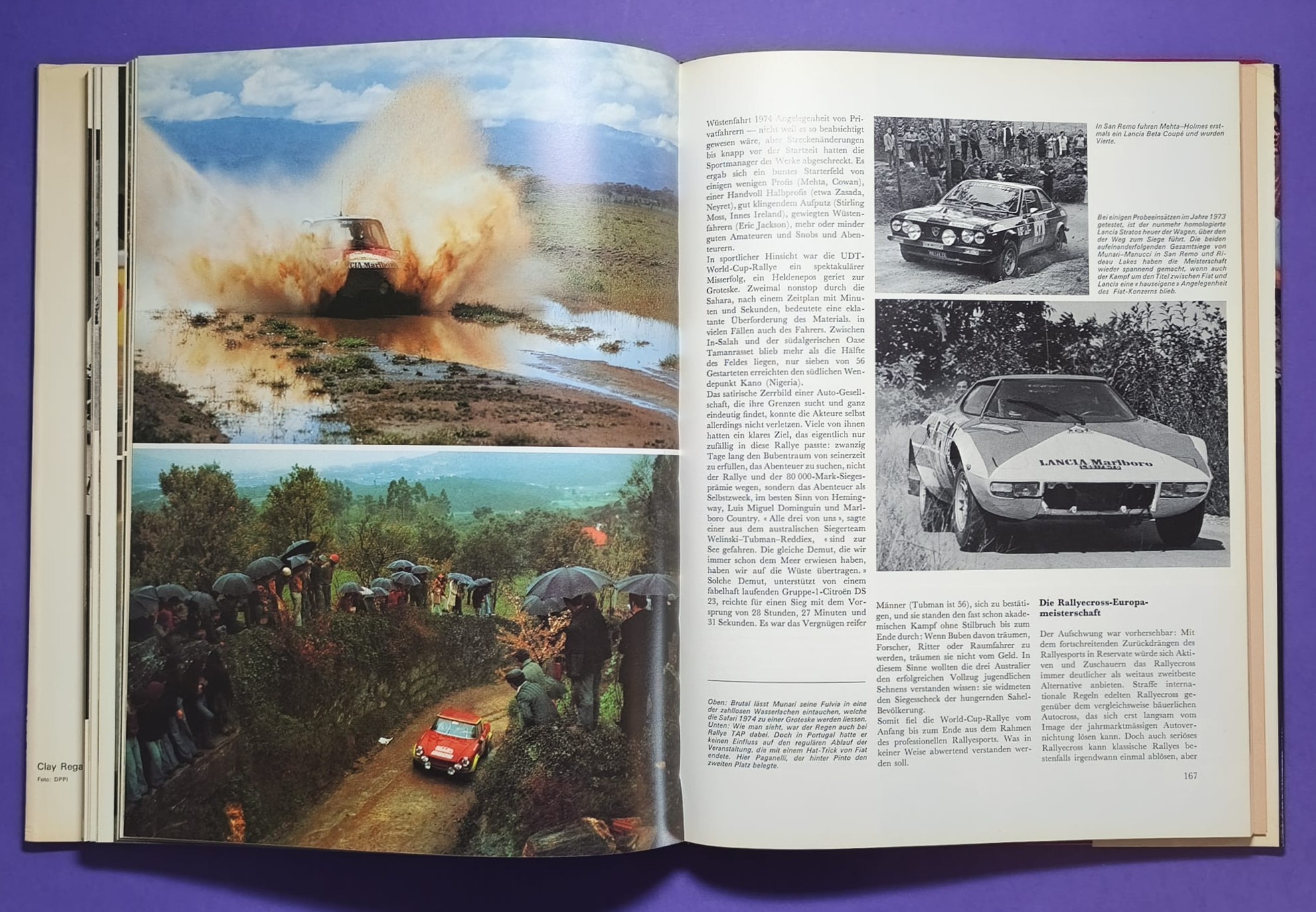 altes Buch, Auto Jahr 1974-1975, Nr. 22, Lancia Stratos, Renault R5, Audi Coupe Studie,.. Formel 1, LeMans, Rallye, Tourenwagen,.. BMW, Ford Zakspeed, Lotus, Niki Lauda Ferrari, Matra, Porsche,..