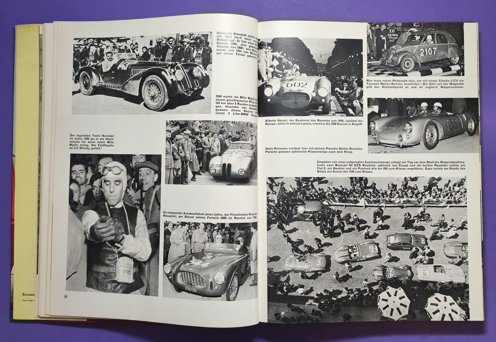 altes Buch, Auto Jahr 1966-1967, Nr. 14, Ferrari, Ford GT40, Porsche, Lamborghini Miura,.. Formel 1, LeMans, Rallye, Mille Miglia,.. Jochen Rindt, Brabham, Clark, Hill,.. 