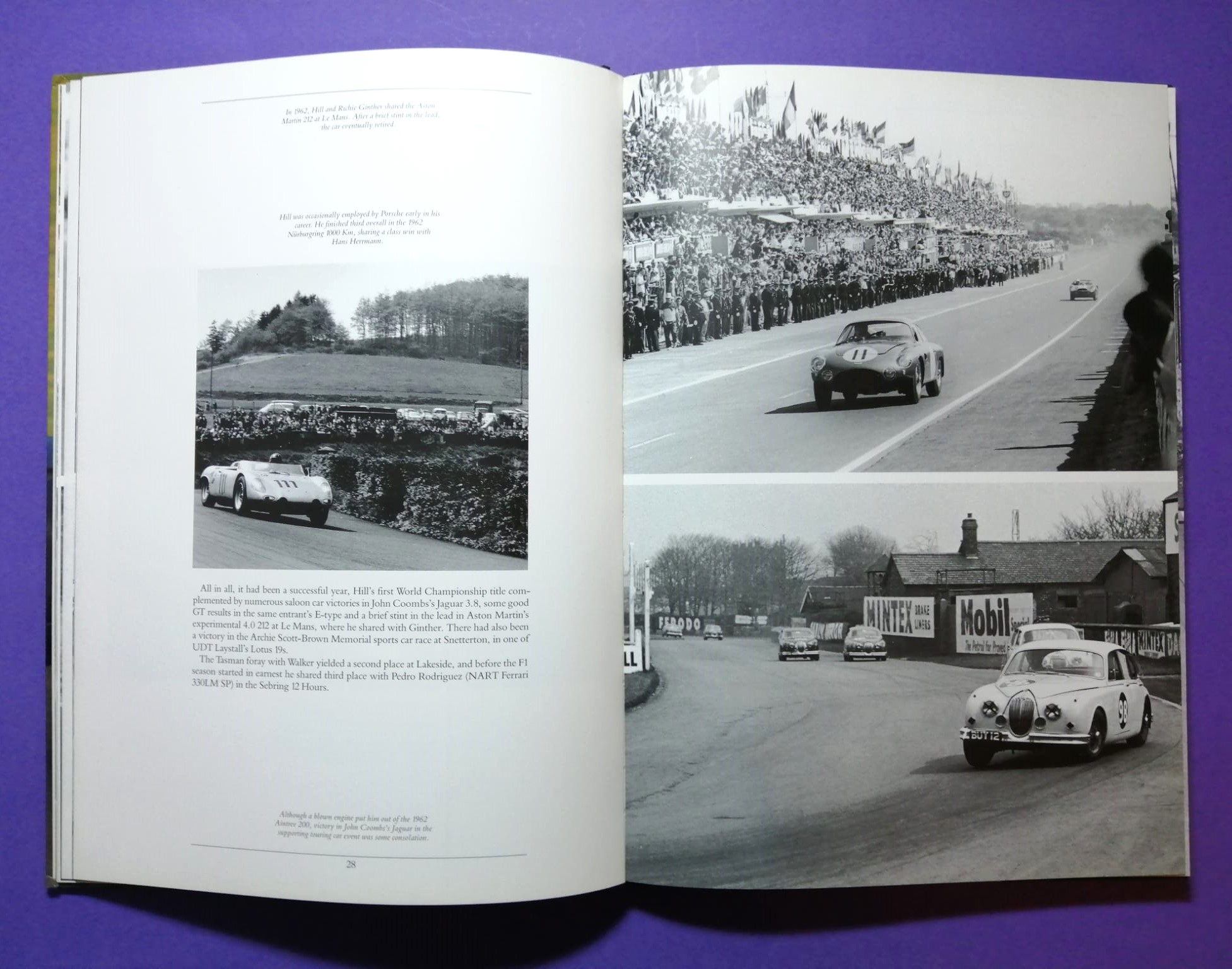 altes Buch, Graham Hill, Formel 1 Grand Prix Weltmeister, BRM, Lotus,.. Englisch!