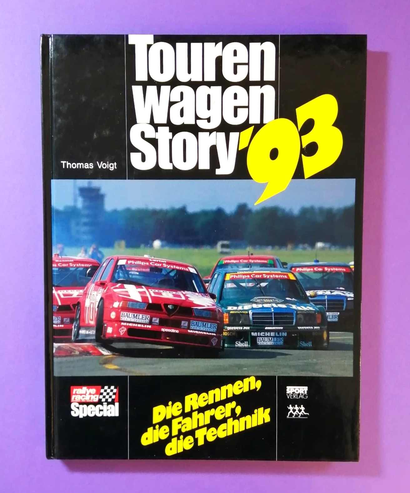 altes Buch Tourenwagen Story - Jahrbuch 1993, Thomas Voigt, DTM Alfa Romeo 155 Ti V6, Mercedes Benz 190E, Opel Calibra V6,..