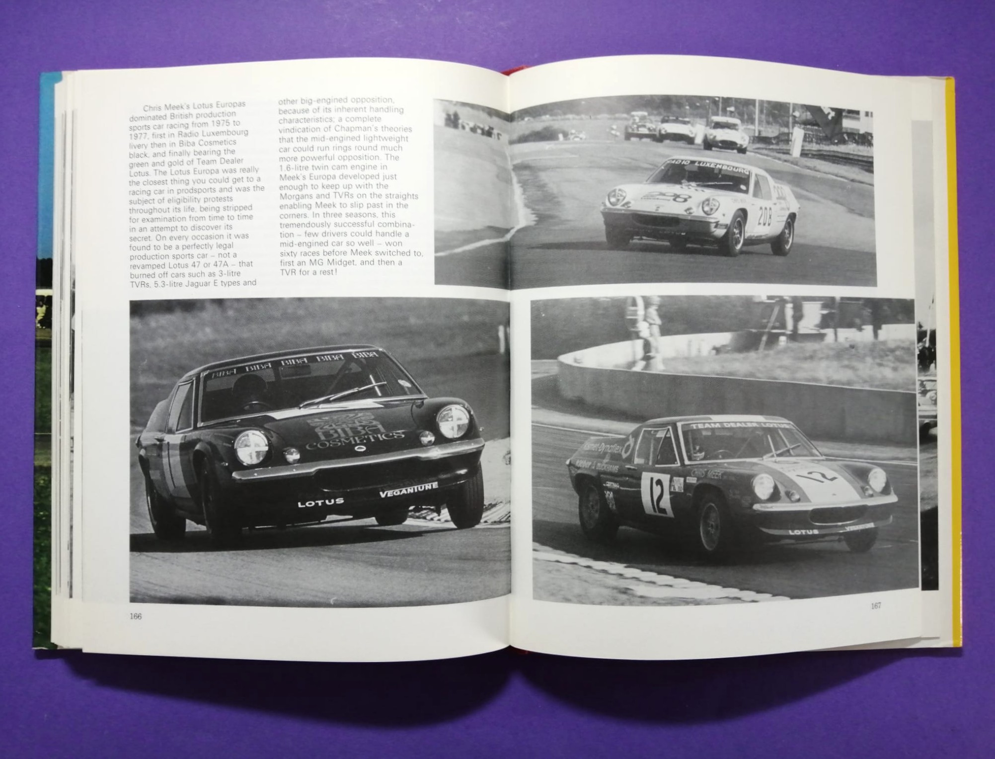 altes Buch, LOTUS, Sports, GT and Touring Cars, 24h LeMans, Tourenwagen,.. Englisch!