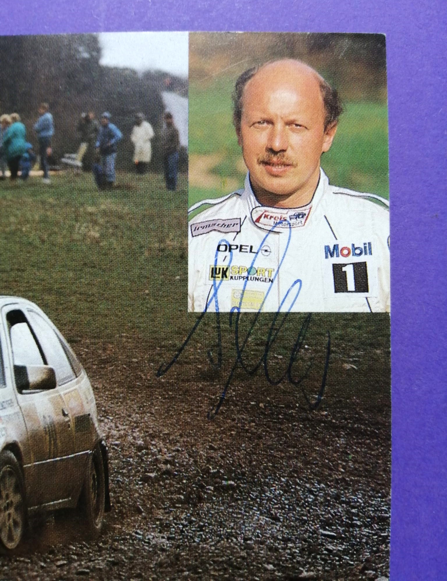 Original Autogramm, Helmut Kreis, Irmscher Opel Kadett E GSi 2.0, Rallye Deutschland 80er Jahre, Karte 11x15cm