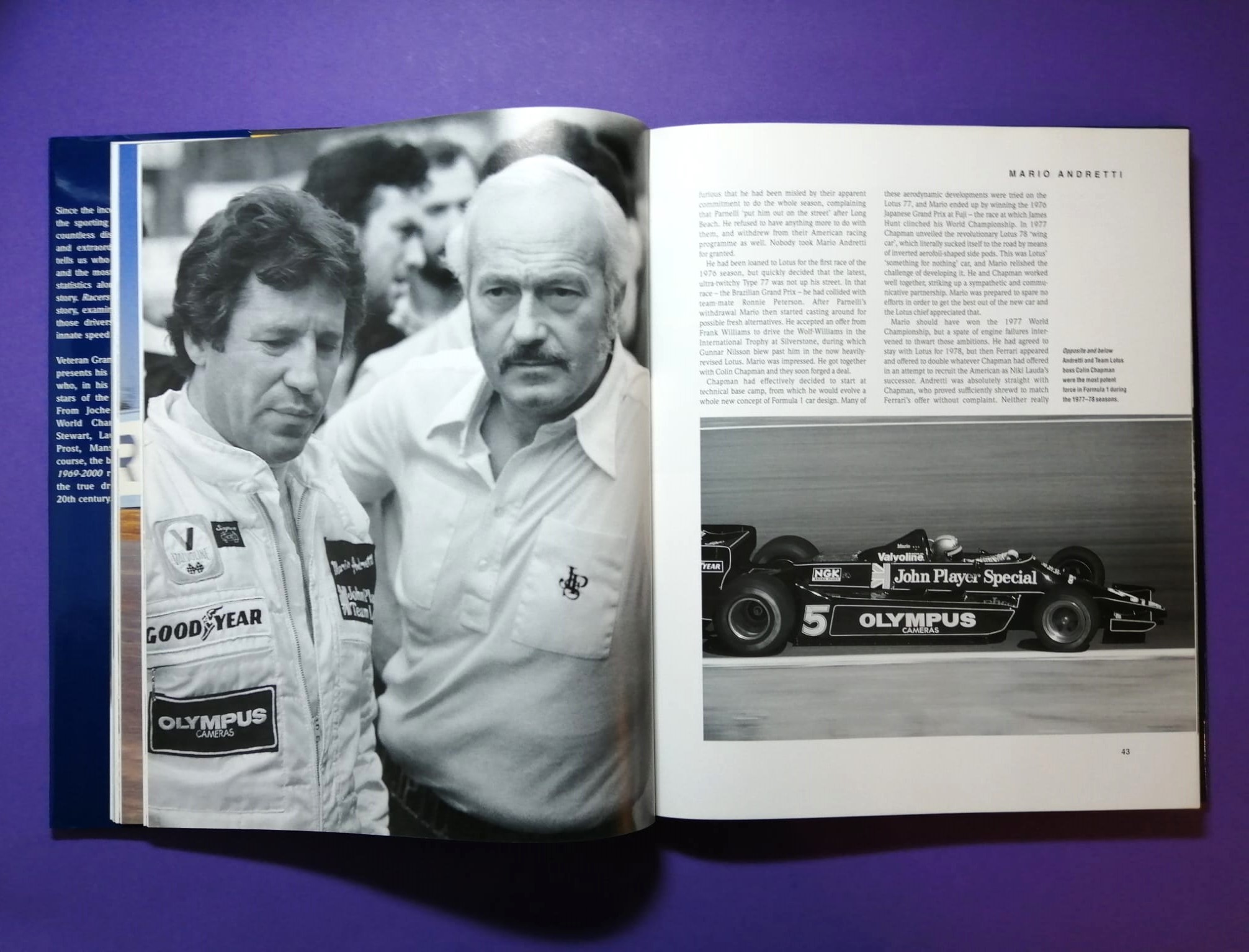 altes Buch, Racers 1969-2000, The Legends of Formula 1, Cevert, Rindt, Courage, Lauda, Hunt, Peterson, Pironi, Senna, Schumacher, Villeneuve,.. Englisch!