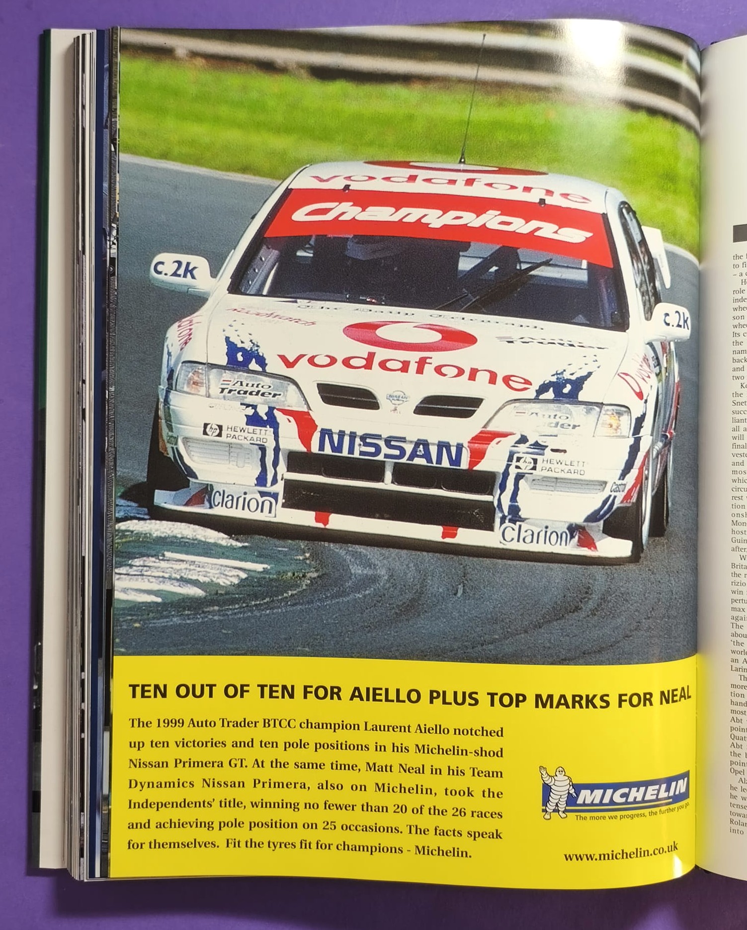 altes Motorsport Jahrbuch Autocourse 1999-2000, Formel 1, 3000, 3, Alex Zanardi, Schumacher, Häkkinen, Hill, Button,.. Ferrari, ProstGP,.. A1-Ring Spielberg, US, LeMans, Tourenwagen Nissan Primera, Volvo,.. MGF Cup, ENGLISCH!