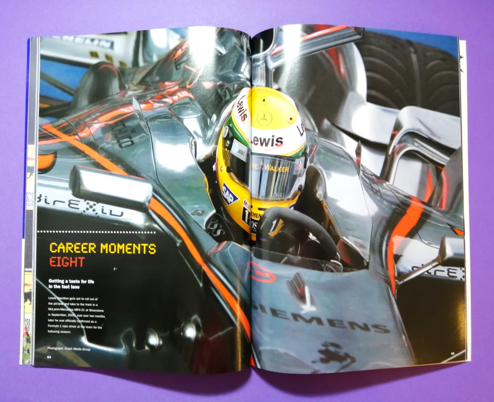 Magazin, Zeitschrift, NEU, Lewis Hamilton, Born to Win, Formel 1 Grand Prix Weltmeister, McLaren Mercedes, mit Kalender 2008, Englisch!