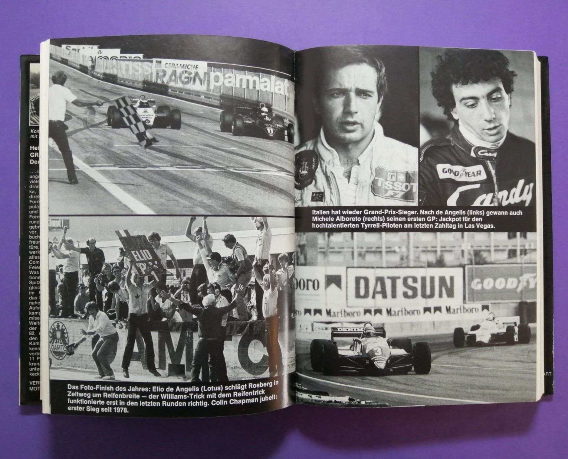 altes Buch Grand Prix Story 1982, Formel 1 Jahrbuch, Heinz Prüller, Weltmeister Keke Rosberg, Williams, Villeneuve, Angelis, Winkelhock, Lauda,.. 
