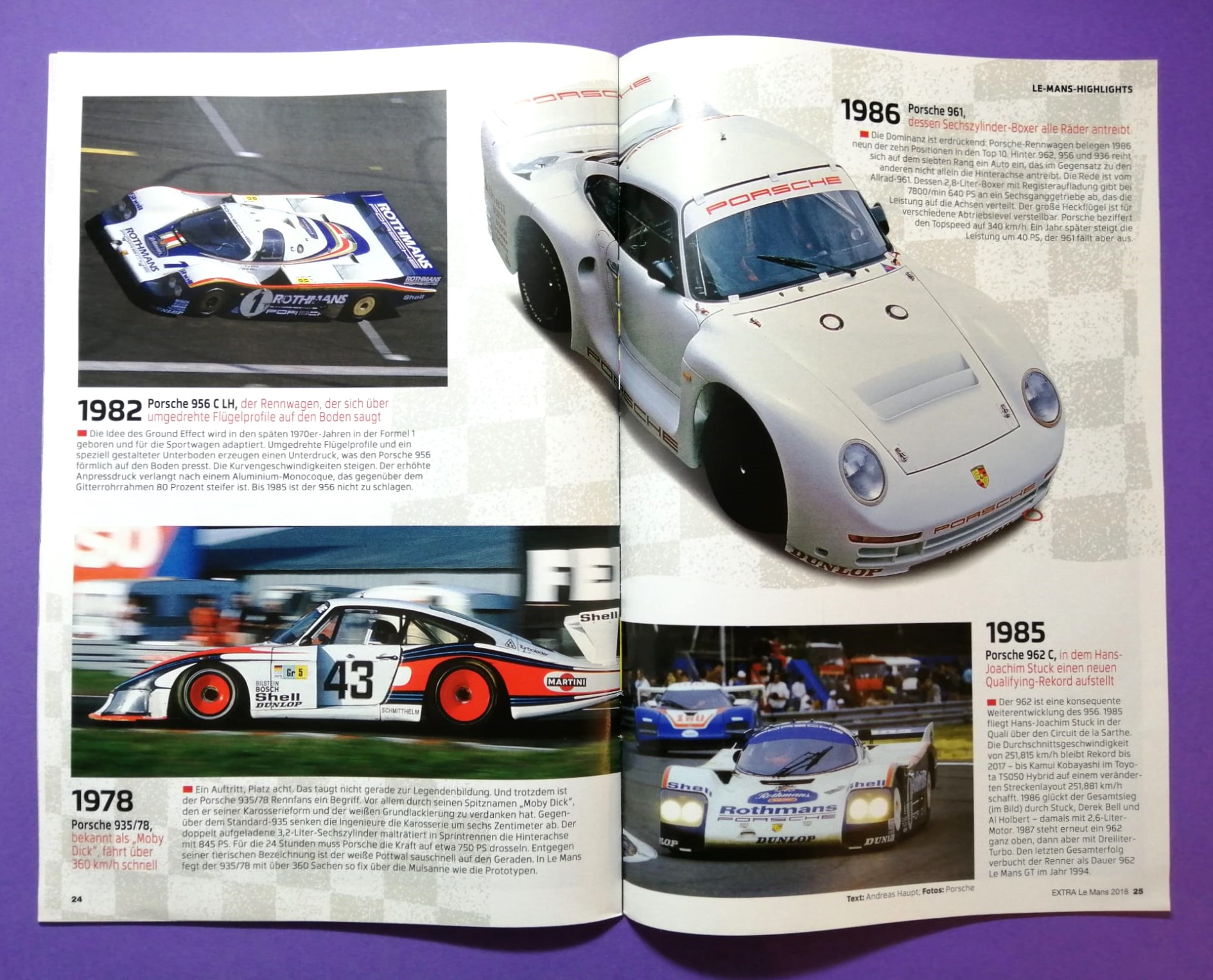 2 Stück Zeitschriften Magazine Hefte, Motorsport aktuell Extra, Porsche 911 RSR, 24h LeMans, 2018, 2019