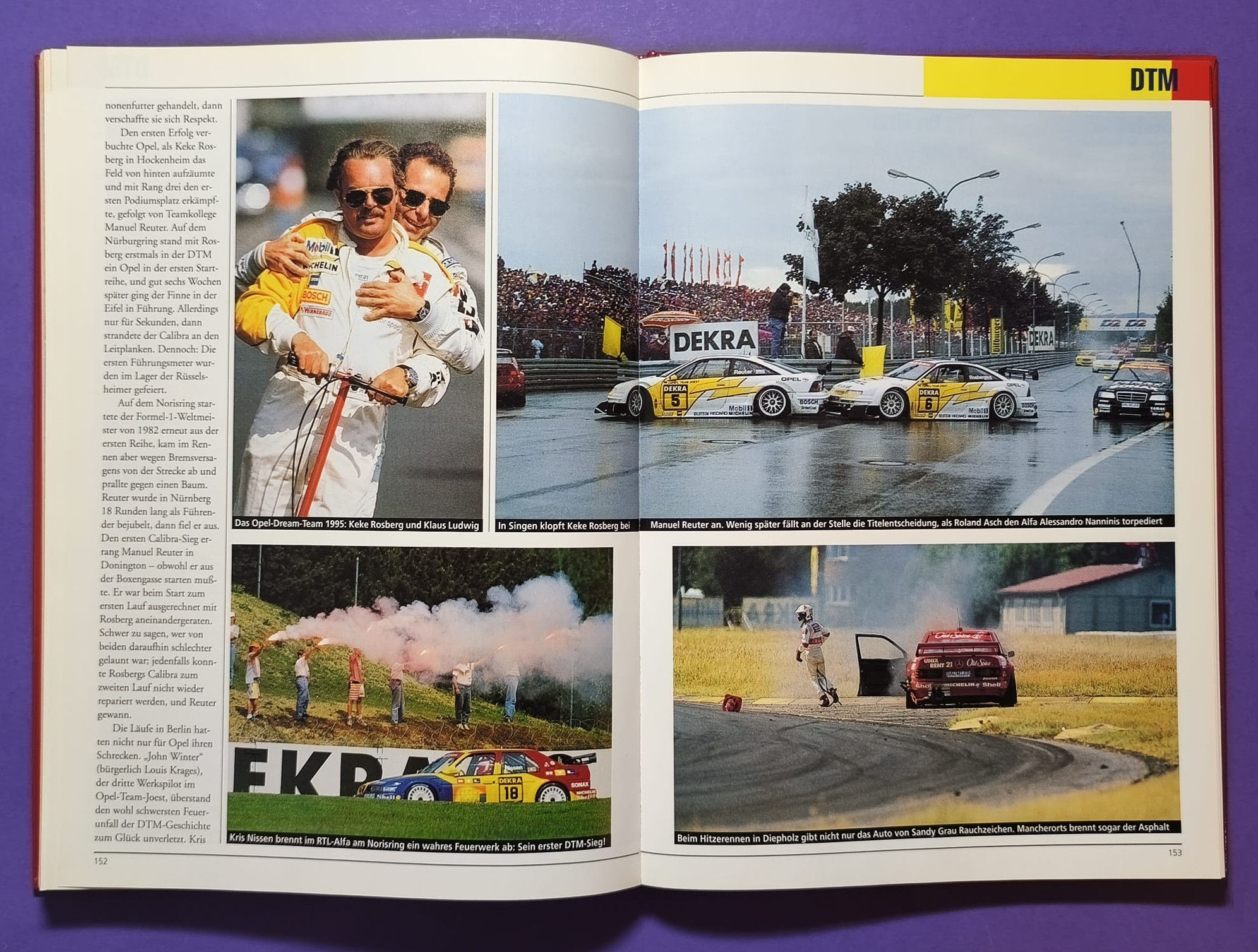 altes Jahrbuch, Rennreport 1994, Formel 1, Senna, Schumacher, Ratzenberger, DTM, Alfa 155, Opel Calibra, STW, BMW, 24h LeMans,..