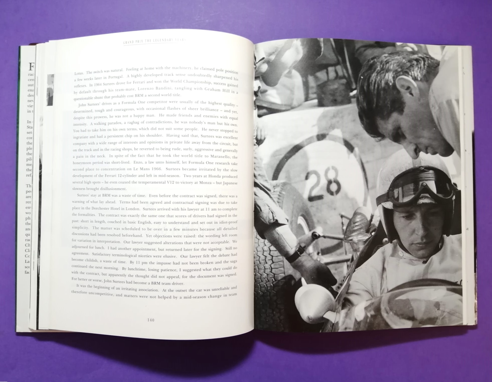 altes Buch, Grand Prix, The Legendary Years, The Personal Memories of Louis Stanley, Formel 1, Rindt, Lauda, Cevert,.. 50er bis 70er Jahre, Englisch! 