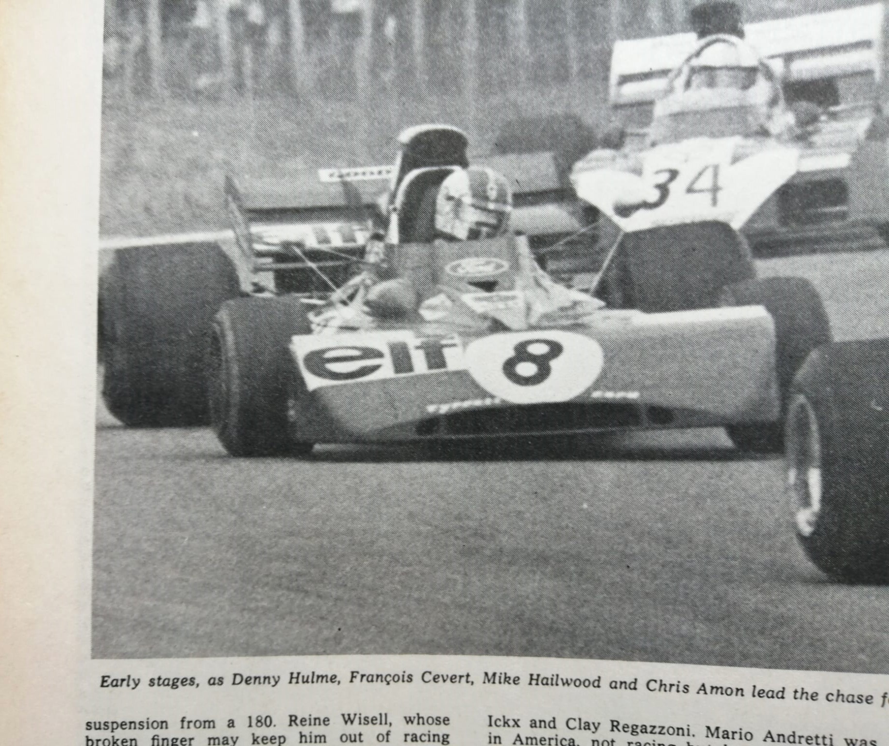 alte Zeitschrift Magazin Heft Autosport, 8. Juni 1972, Emerson Fittipaldi John Player Lotus72, Francois Cevert Tyrrell, Formel 1 Grand Prix, .. Englisch!
