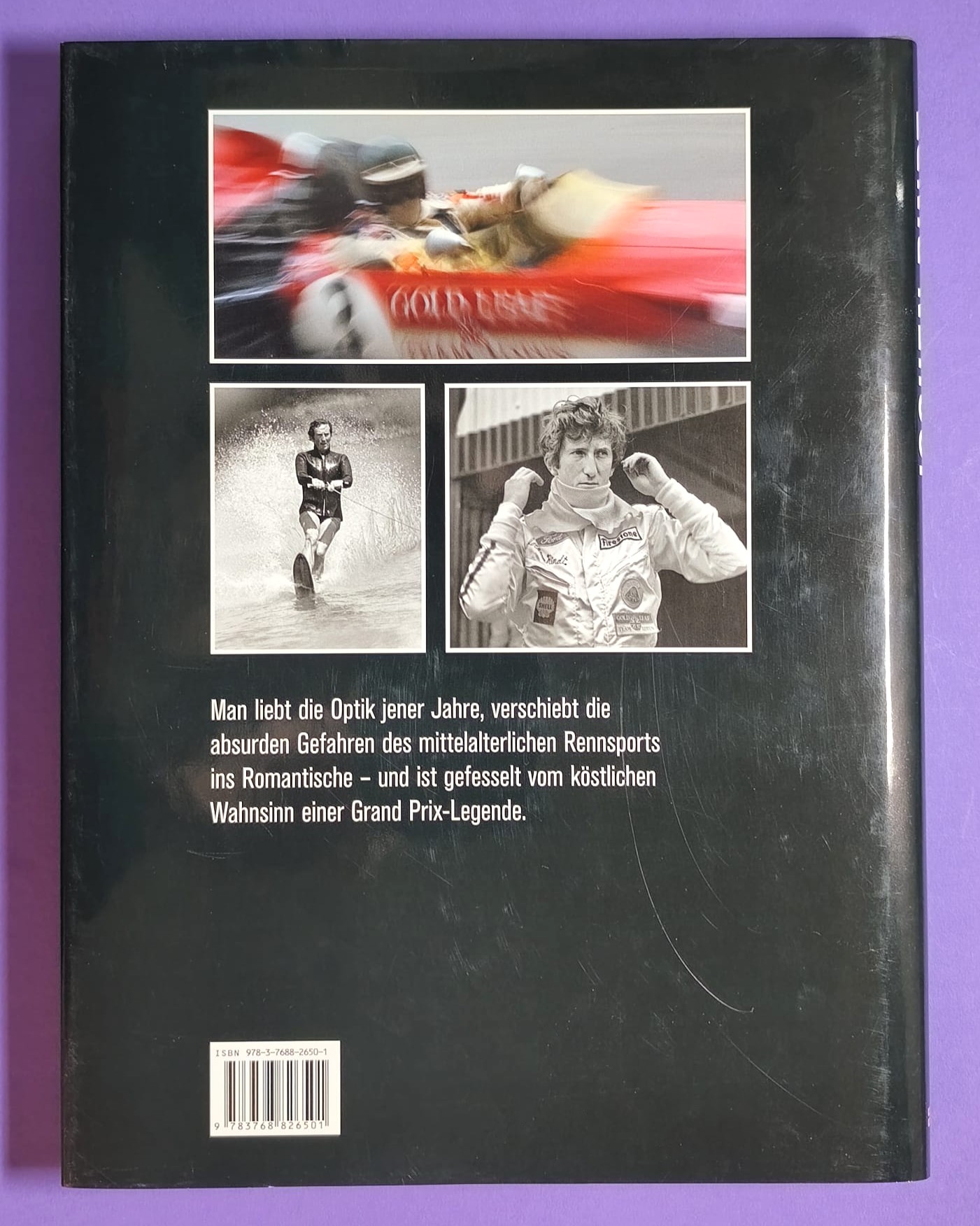 altes Buch, Jochen Rindt, Der erste Popstar der Formel 1, Grand Prix Weltmeister 1970, Gold Leaf Lotus72