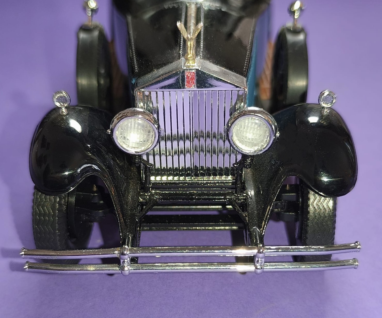 altes Modellauto 1:24, Rolls Royce Phantom I, 1929, Hersteller: Franklin Mint, In Original Verpackung