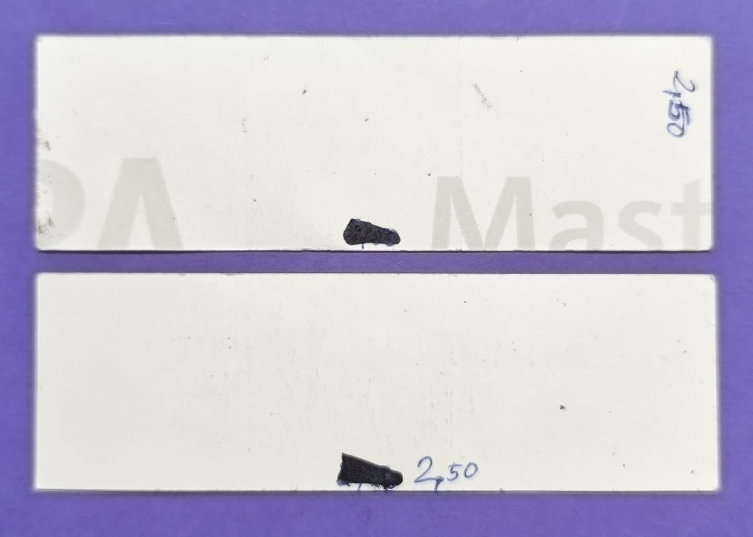 2 Stück alte Aufkleber Sticker, Eibach, Fahrwerksfedern, Transparent, nicht weiß 3,5x11cm 