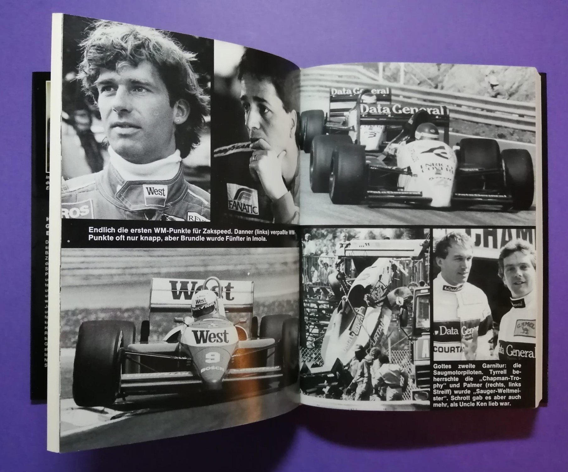 altes Buch Grand Prix Story 1987, Formel 1 Jahrbuch, Heinz Prüller, Weltmeister Nelson Piquet Williams, Berger Ferrari, Senna Lotus, Mansell, Zakspeed,..