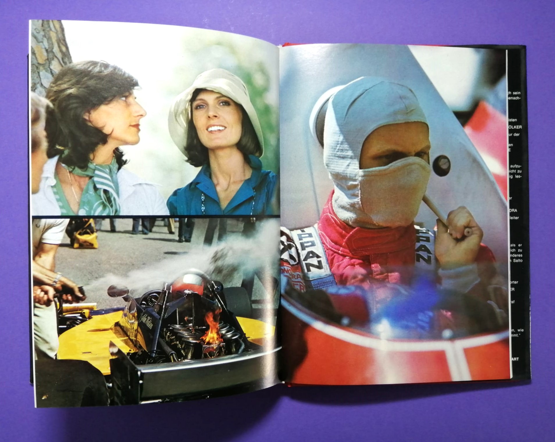 altes Buch Niki Lauda Formel 1, Technik und Praxis des Grand Prix Sports, Ferrari, Mariella Reininghaus, James Hunt, Österreichring,..